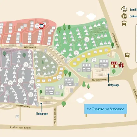 בית נופש Ferienwohnpark Satteldachhaus Typ 9 Sd 65 *